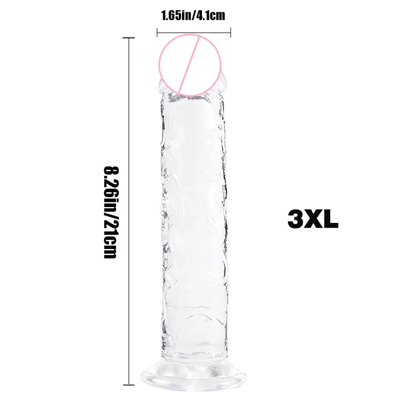 Realistic Dildo With Suction Cup Huge Jelly Dildos Sex Toys for Woman Men Fake Dick Big Penis Anal Butt Plug Erotic Sex Shop