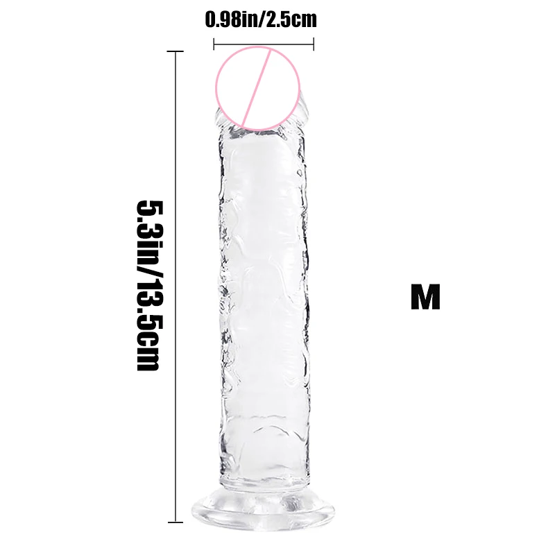 Realistic Dildo With Suction Cup Huge Jelly Dildos Sex Toys for Woman Men Fake Dick Big Penis Anal Butt Plug Erotic Sex Shop