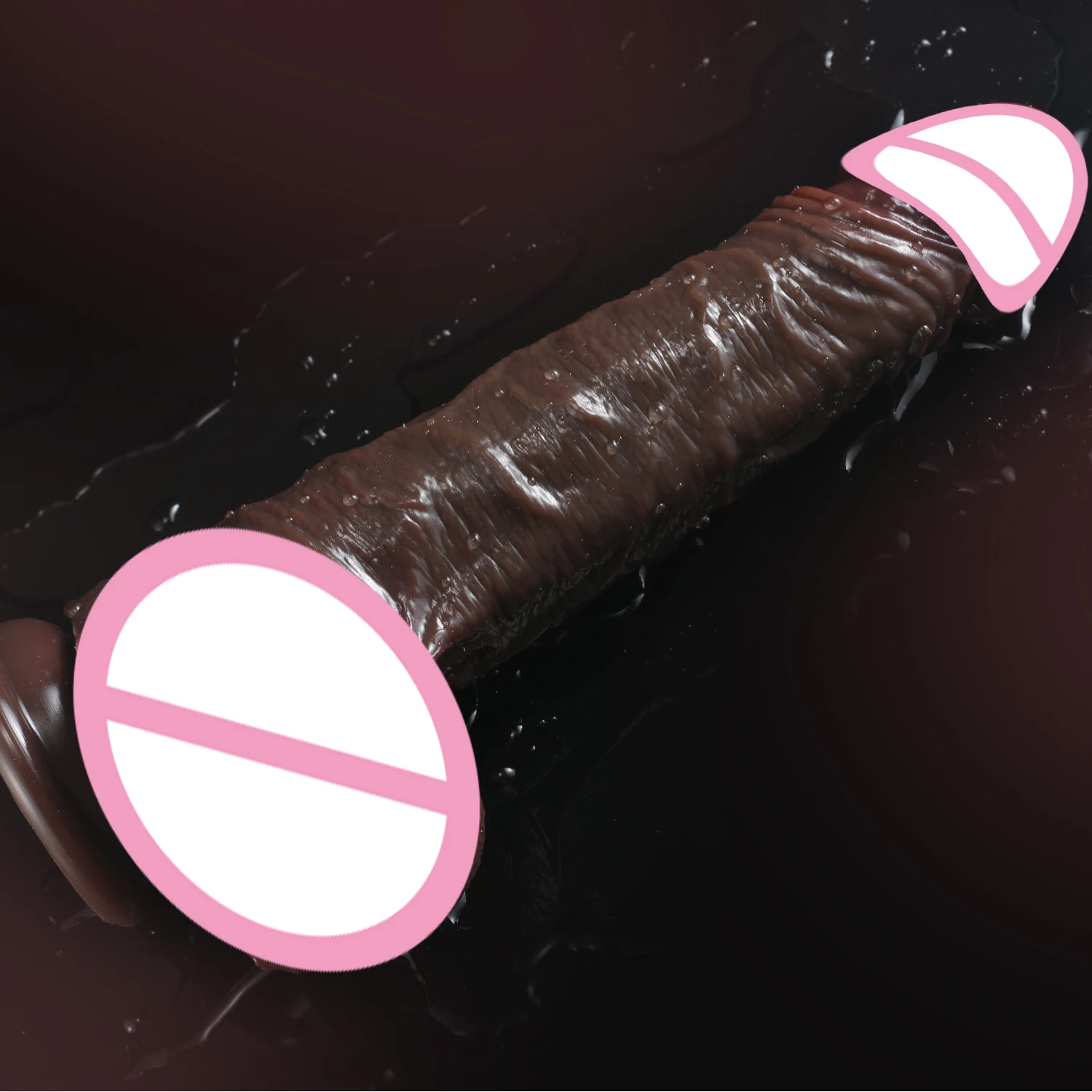 Realistic Sliding Foreskin Testicle Dildo Adult Sex Toy for Women Soft Silicone Vaginal Masturbators Penis Big Suction Cup Dick
