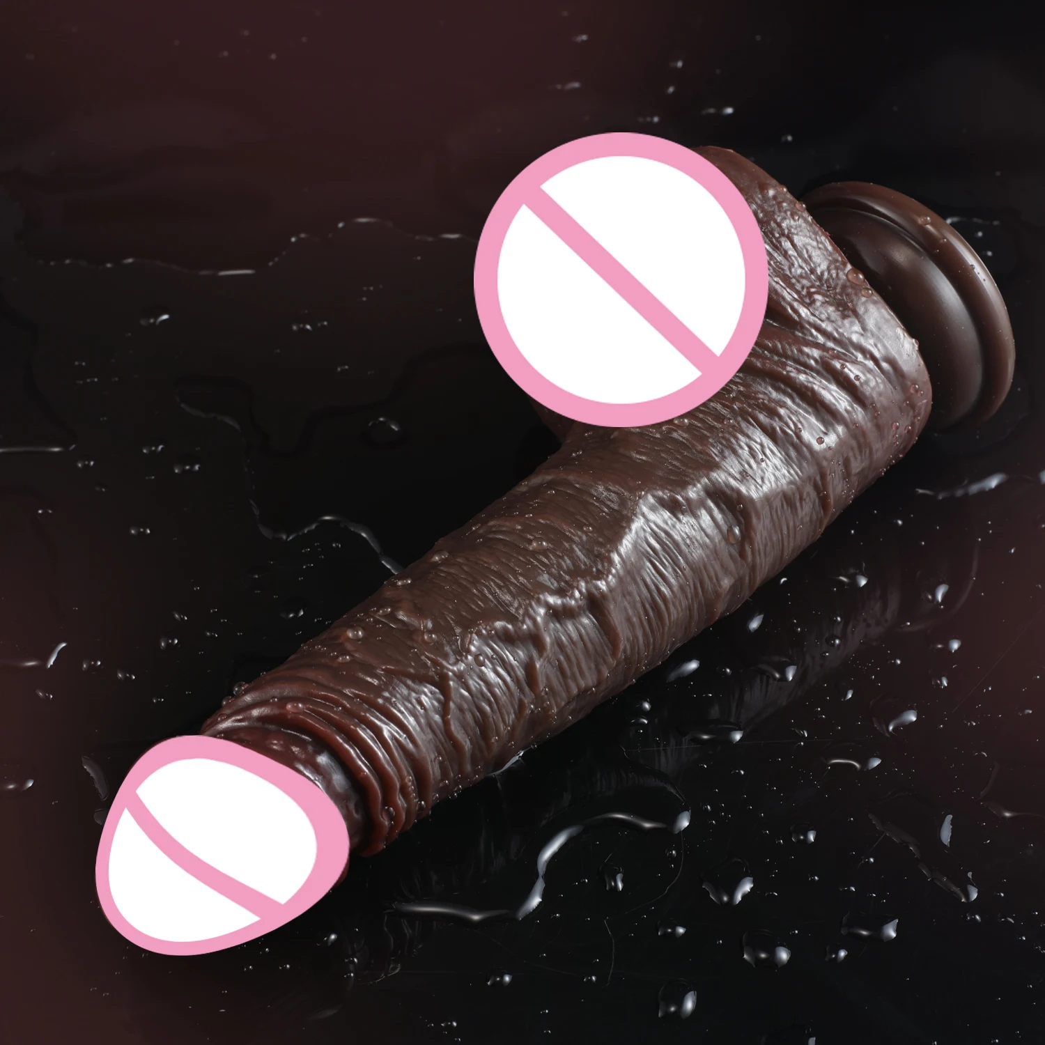 Realistic Sliding Foreskin Testicle Dildo Adult Sex Toy for Women Soft Silicone Vaginal Masturbators Penis Big Suction Cup Dick