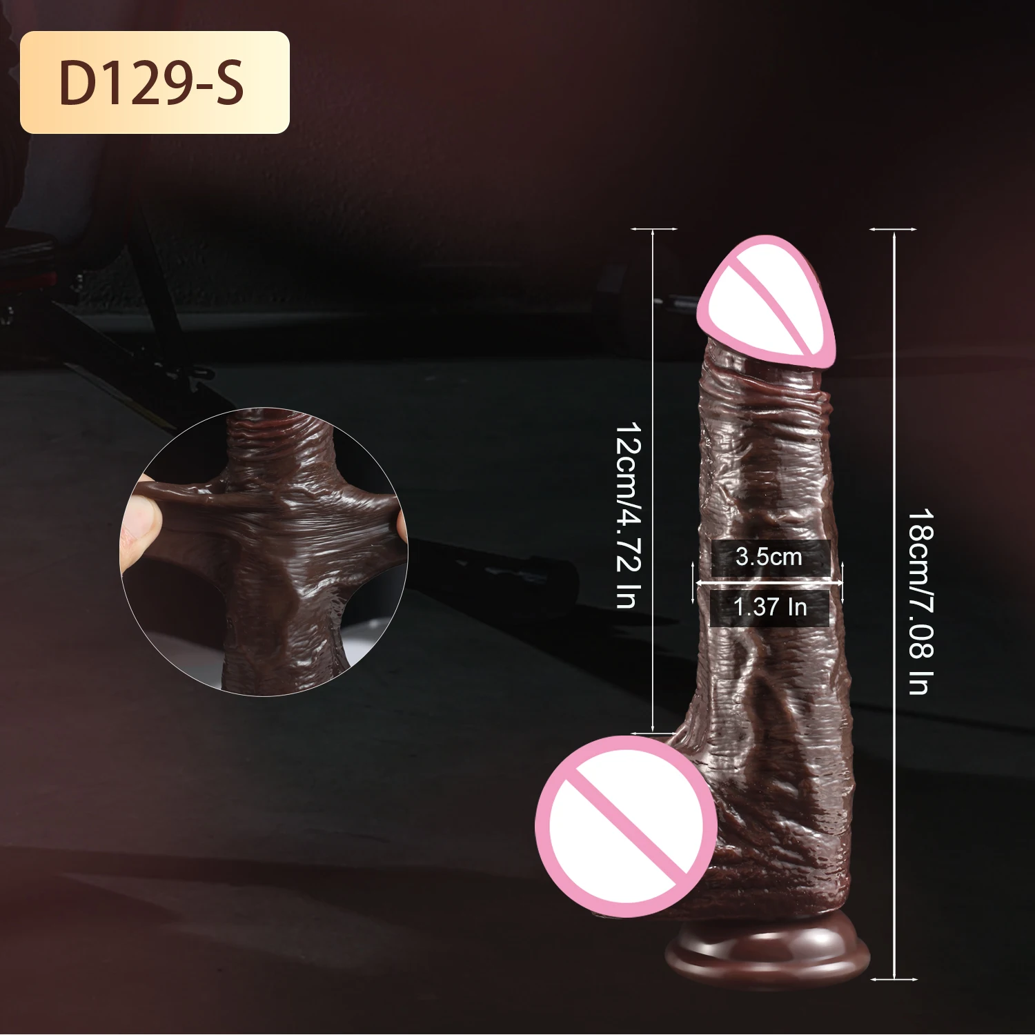 Realistic Sliding Foreskin Testicle Dildo Adult Sex Toy for Women Soft Silicone Vaginal Masturbators Penis Big Suction Cup Dick