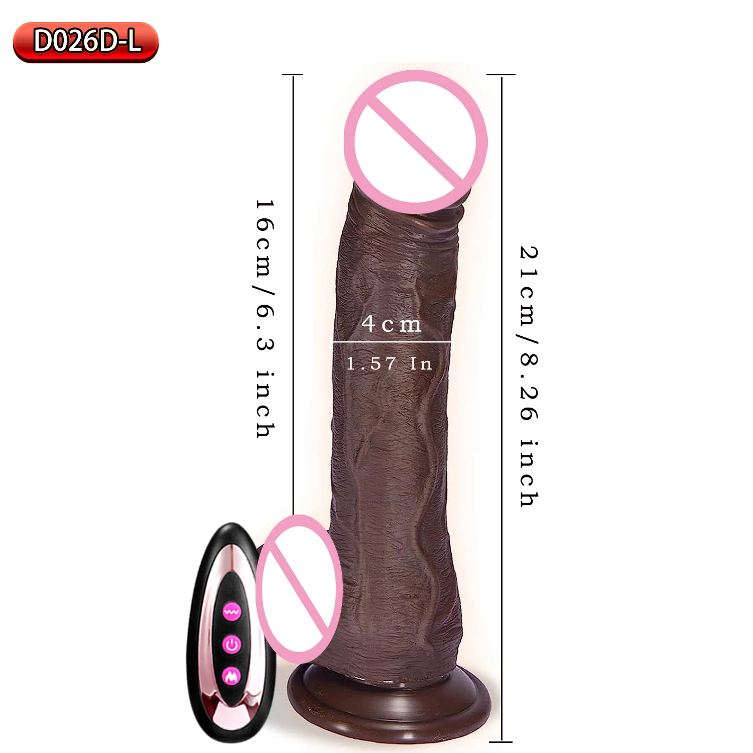 Thrusting Dildo Vibrator Sex Toys with Vibration and Telescopic Black Realistic Vibrating Dildos for G-spot and Anal Stimulation Thrusting Dildo Vibrator Sex Toys with Vibration and Telescopic Black Realistic Vibrating Dildos for G-spot and Anal Stimulation