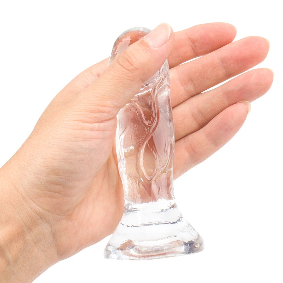 Erotic Soft Silicone Jelly Dildo for Women Realistic Small Penis Anal Plug Dick Suction Cup Strapon Adult  Sex Toys for Woman