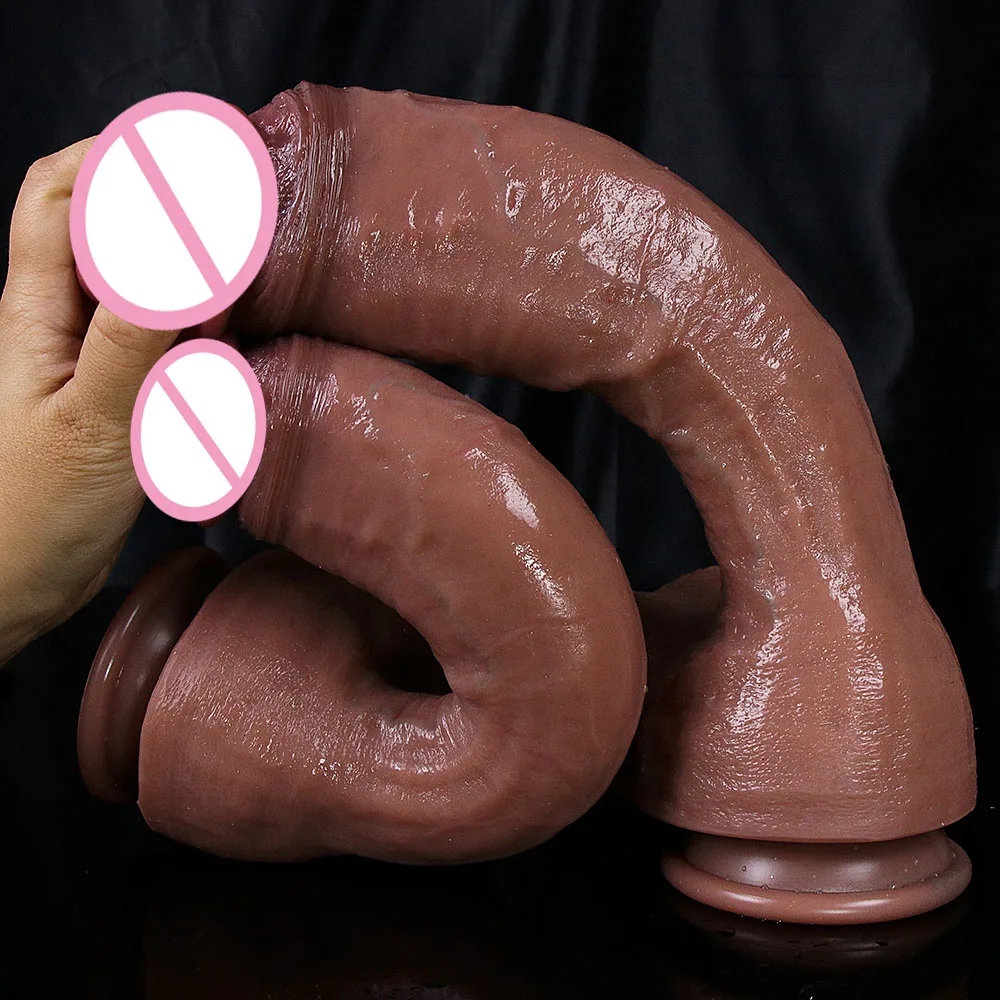 Diameter 7cm Realistic Big Dildo Aldult Erotic Anal Sex Toys Penis Dildos for Lesbian Toys Anus Vaginal Masturbator Sex Tools