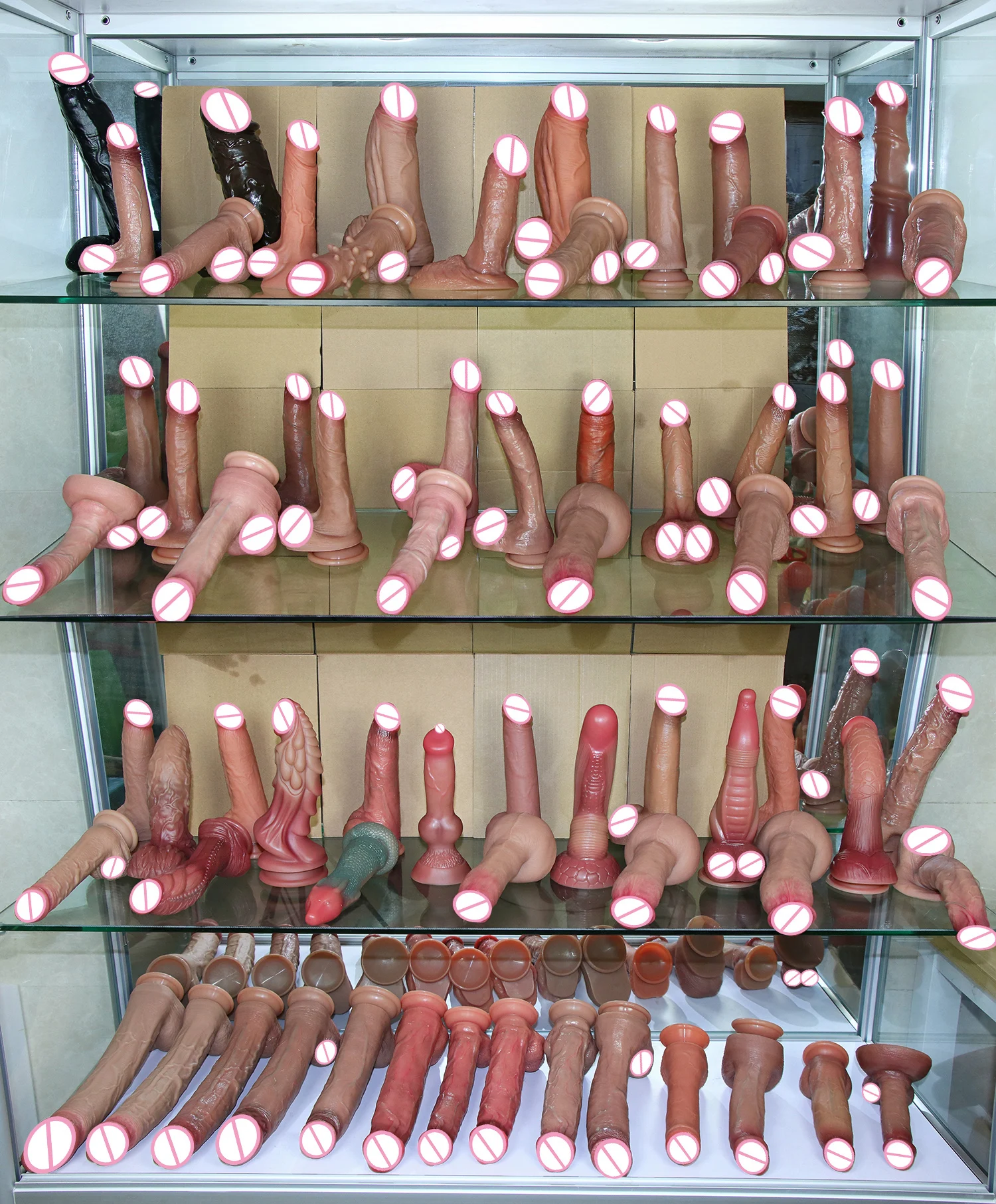 3 Skins Soft Realistic Veins Big Dildo Women Suction Cup Huge Flesh Dick Anal Plug Vaginal Masturbators Silicone White Penis