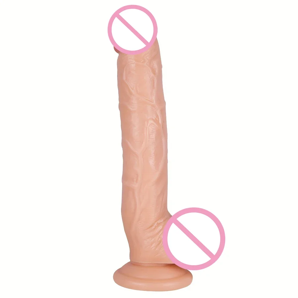 11inch/28cm Realistic Dildo Cock for Women Anal Sex Toys Huge Fake Penis with Suction Cup Flexible G-spot Curved Shaft and Ball 11inch/28cm Realistic Dildo Cock for Women Anal Sex Toys Huge Fake Penis with Suction Cup Flexible G-spot Curved Shaft and Ball