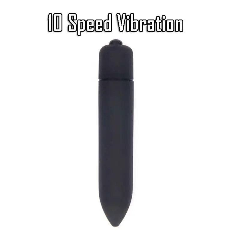 10 Speed Dildo Bullet Vibrator Sex Toys For Woman Men Couples Double Penetration Male Penis Ring Anal Dildos G Spot Masturbator