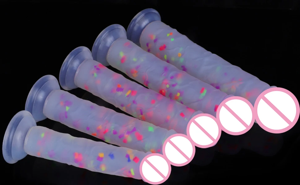Medical Silicone Jelly Dildo Adult Toys Strapon Dildo Soft Artificial Dildos Realistic Colourful Huge Penis Sex Toys for Woman