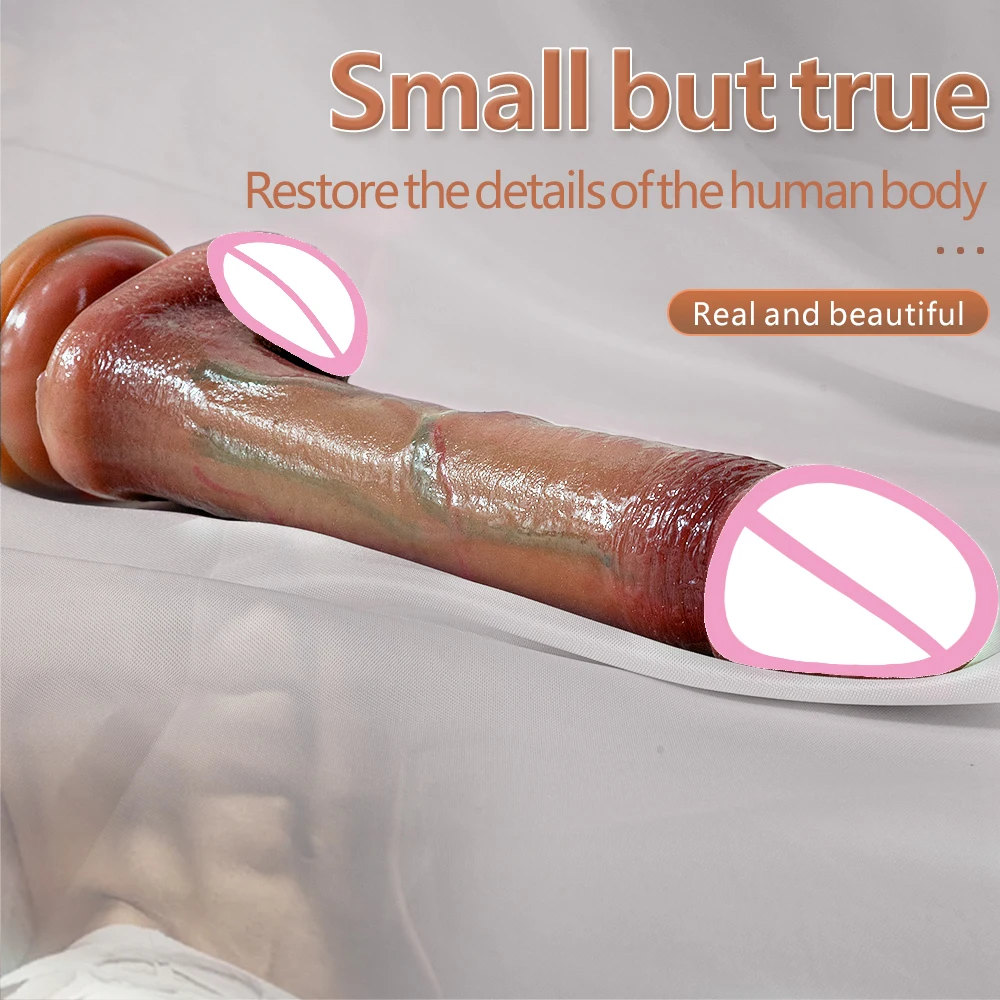 Realistic Small Dildo with Suction Cup G Spot Simulation Female Mini Penis Dick Anal Plug Adult Sex Toys for Women Consolador