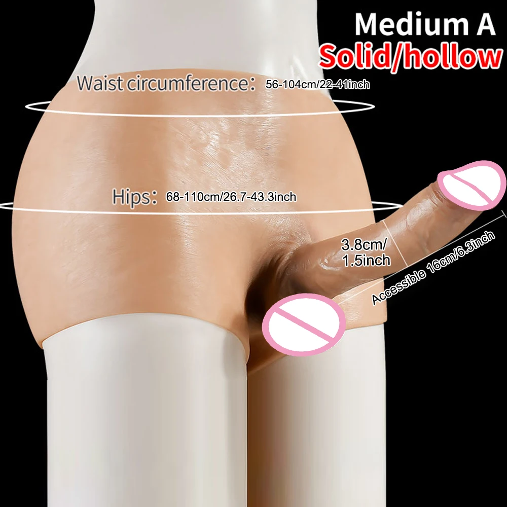 Wearable Realistic Big Penis Dildo for Women Panties Flexible G-Spot Dildos Dick with Underpants Silicone Sex Toys for Lesbian