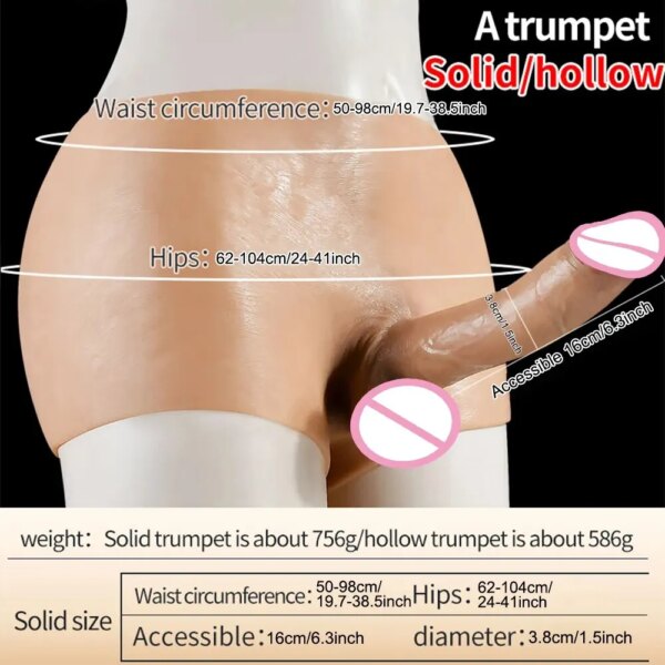 Wearable Realistic Big Penis Dildo for Women Panties Flexible G-Spot Dildos Dick with Underpants Silicone Sex Toys for Lesbian