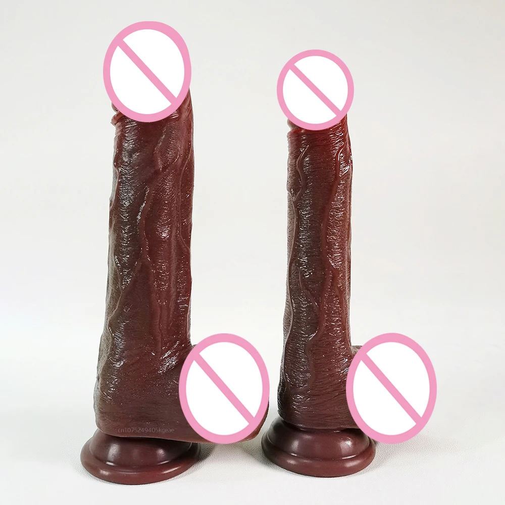 Large Suction Cup Dildo Telescopic Dildo Full Size Realistic Vibrator Rubber Penis Real Toys For Adults Sex Toys For Women