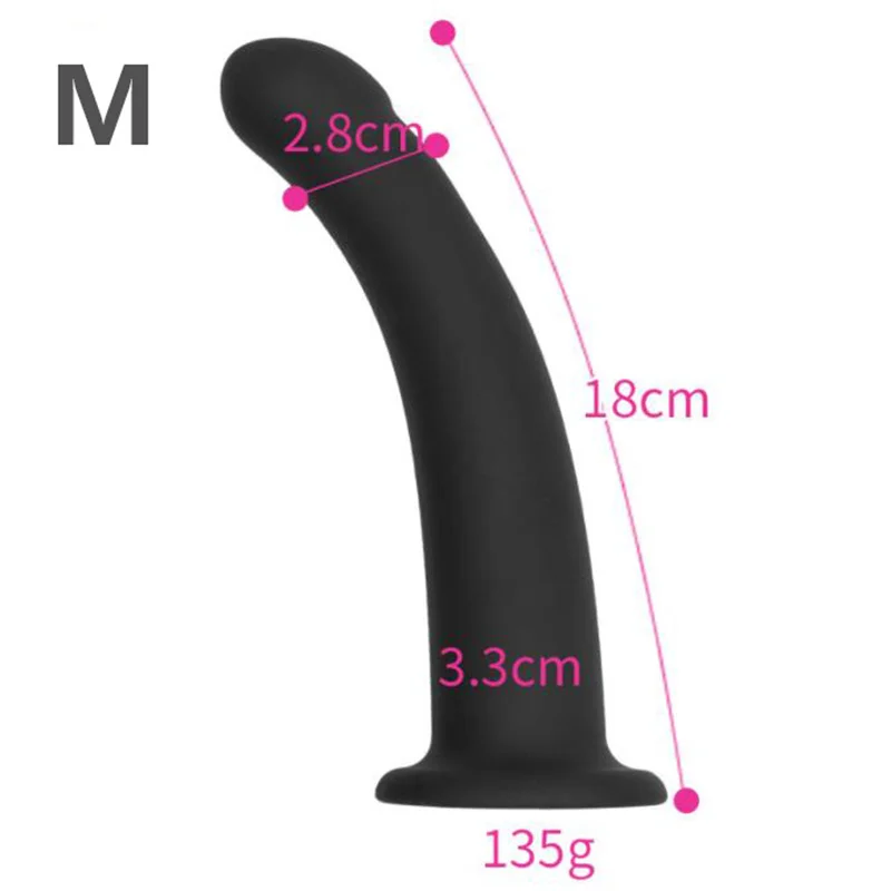 Black Realistic Dildo With Strong Suction Cup Dildos Soft Penis for Women Man Anal Plug Butt Gode Dildio Sex Toys for Woman Gay