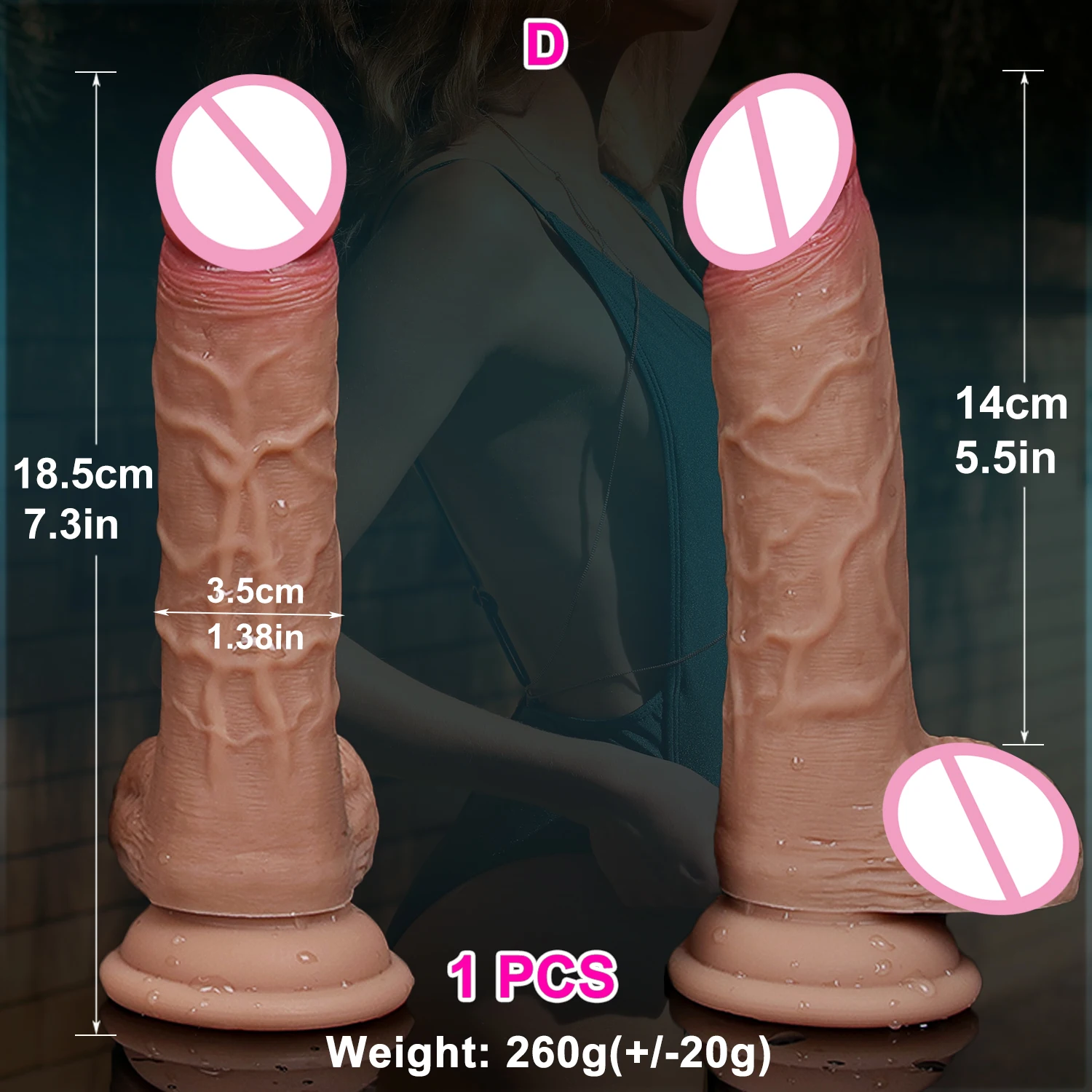 Realistic Soft Big Dildo Cheap Best Seller Double Silicone Penis Women Vaginal Masturbators Cock Anal Sex Toy Suction Cup Dick