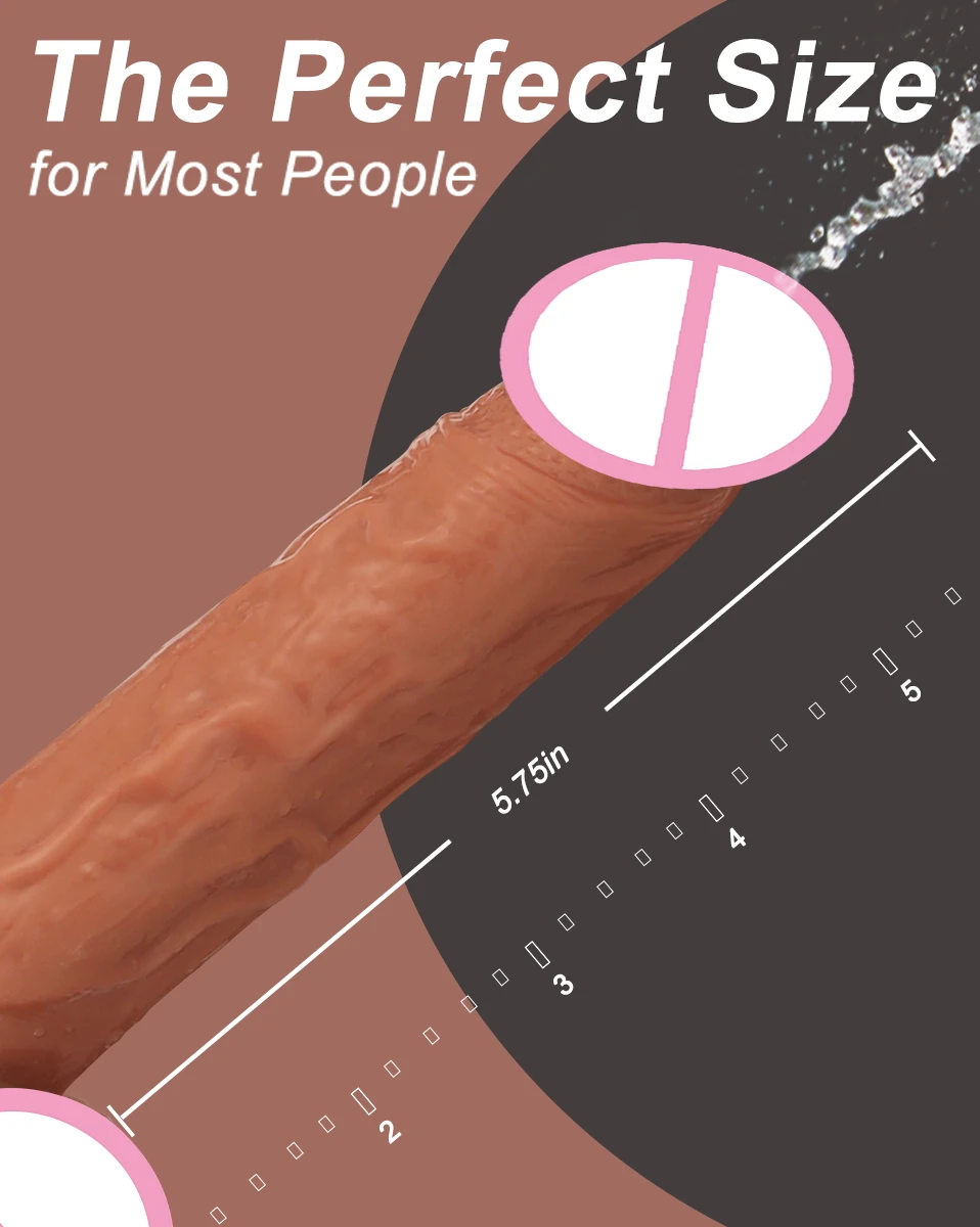 Realistic Squirting Dildo Ejaculating Penis Soft Dildos With Curved Shaft And Balls For Women G-Spot And Anal Prostate 8.07 Inch Realistic Squirting Dildo Ejaculating Penis Soft Dildos With Curved Shaft And Balls For Women G-Spot And Anal Prostate 8.07 Inch