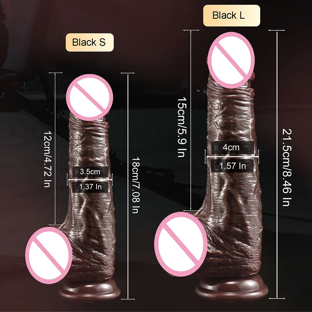 Realistic Dildos for Women Skin Sliding Foreskin Testicles Dildo Anal Vaginal Stimulation Strapon Big Penis Sex Toys for Woman