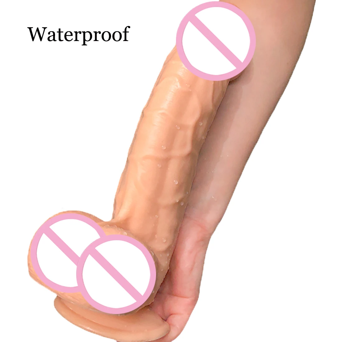 Oversized Realistic Dildos with Suction Cup Soft Skin Feeling Huge Penis Thick Phallus Anal Plug Big Dick Sex Toys for Women