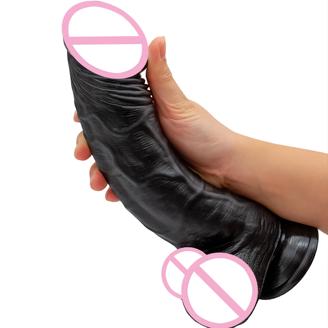 Oversized Realistic Dildos with Suction Cup Soft Skin Feeling Huge Penis Thick Phallus Anal Plug Big Dick Sex Toys for Women