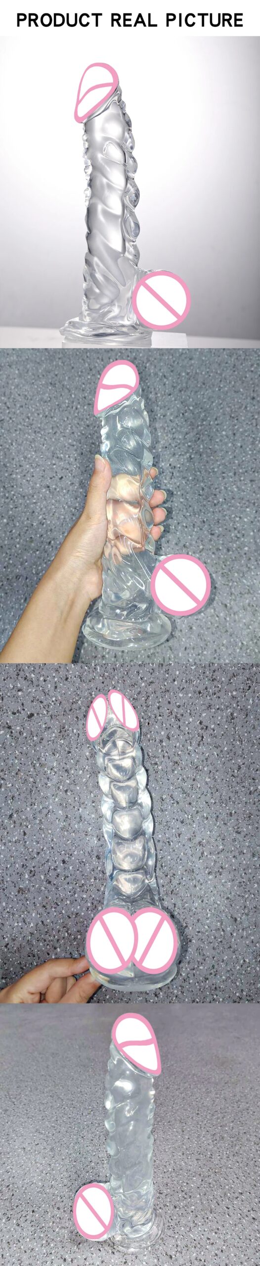 Clear Realistic Dildo 9 Inch G-Spot Monster Dildos With Suction Cup Erotic Jelly Penis Men Fake Dick Anal Butt Plug Sex Toys Clear Realistic Dildo 9 Inch G-Spot Monster Dildos With Suction Cup Erotic Jelly Penis Men Fake Dick Anal Butt Plug Sex Toys