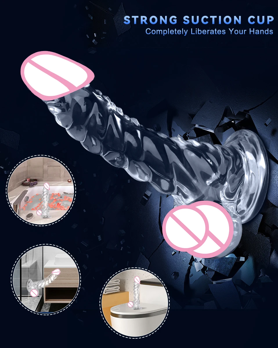 Clear Realistic Dildo 9 Inch G-Spot Monster Dildos With Suction Cup Erotic Jelly Penis Men Fake Dick Anal Butt Plug Sex Toys Clear Realistic Dildo 9 Inch G-Spot Monster Dildos With Suction Cup Erotic Jelly Penis Men Fake Dick Anal Butt Plug Sex Toys