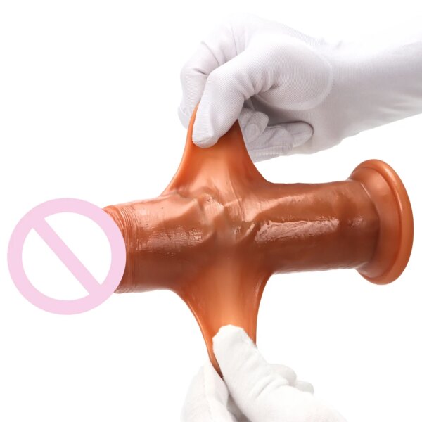 Soft Skin Feeling Silicone Realistic Dildo Sex Toys Huge Big Penis With Suction Cup Female Masturbators Anal Vagina Stimulation