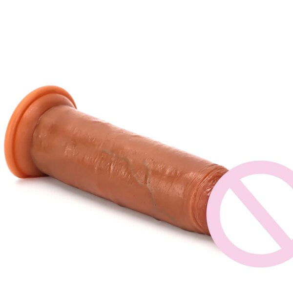 Soft Skin Feeling Silicone Realistic Dildo Sex Toys Huge Big Penis With Suction Cup Female Masturbators Anal Vagina Stimulation