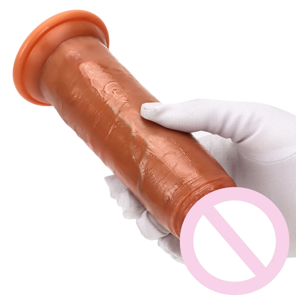 Soft Skin Feeling Silicone Realistic Dildo Sex Toys Huge Big Penis With Suction Cup Female Masturbators Anal Vagina Stimulation