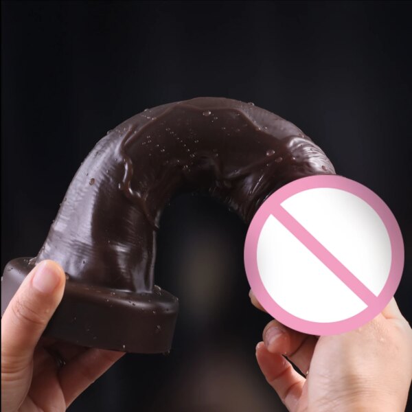 Soft Huge Glans Dildo Realistic Penis Anal Sex Toys for Women Silicone Dildos With Suction Cup Big Dick G-Spot Vagina Stimulator
