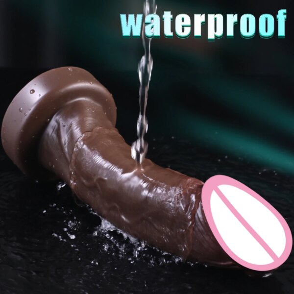 Soft Huge Glans Dildo Realistic Penis Anal Sex Toys for Women Silicone Dildos With Suction Cup Big Dick G-Spot Vagina Stimulator