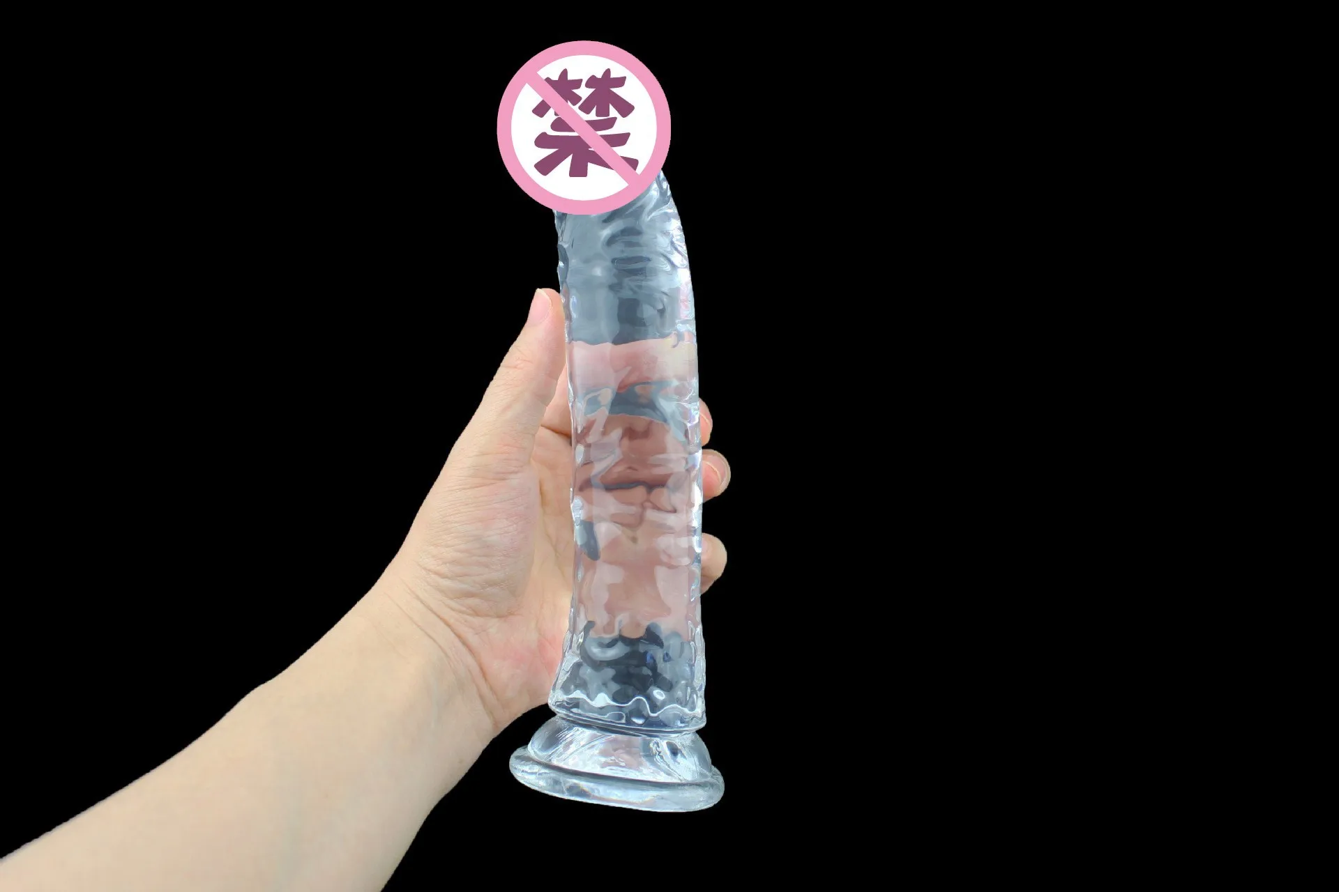 XXXL Jelly Realistic Transparent Dildo Suction Cup Huge Penis Transparent Crystal Soft Suction Cup Product SM Adult Sex Product