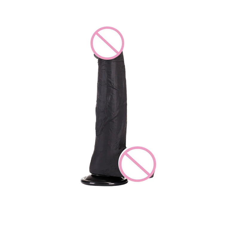  Female Masturbator Skin Feeling Realistic Soft Huge Black African Dildo Silicone Suction Cup for Women Big Dick Sex Toys