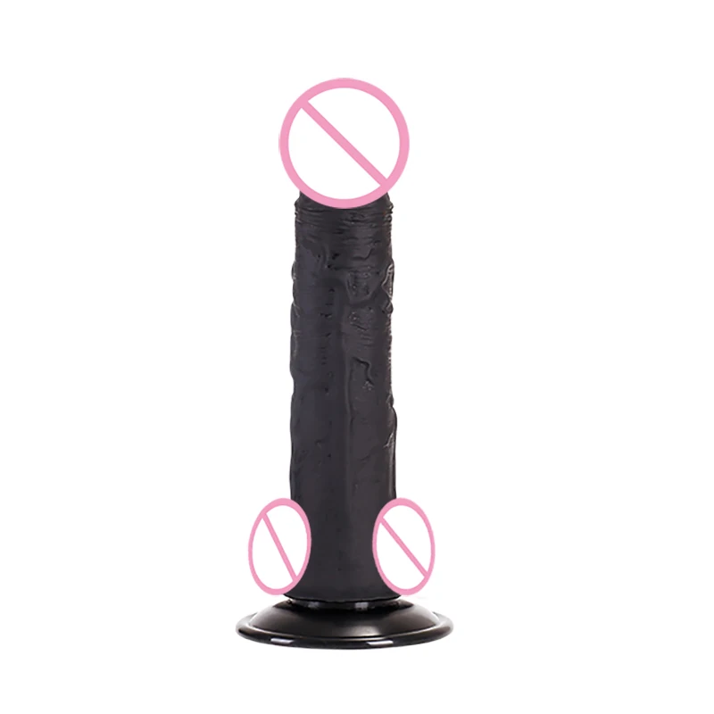  Female Masturbator Skin Feeling Realistic Soft Huge Black African Dildo Silicone Suction Cup for Women Big Dick Sex Toys
