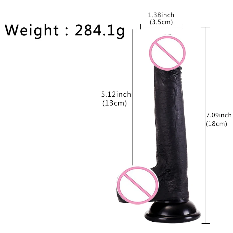  Female Masturbator Skin Feeling Realistic Soft Huge Black African Dildo Silicone Suction Cup for Women Big Dick Sex Toys