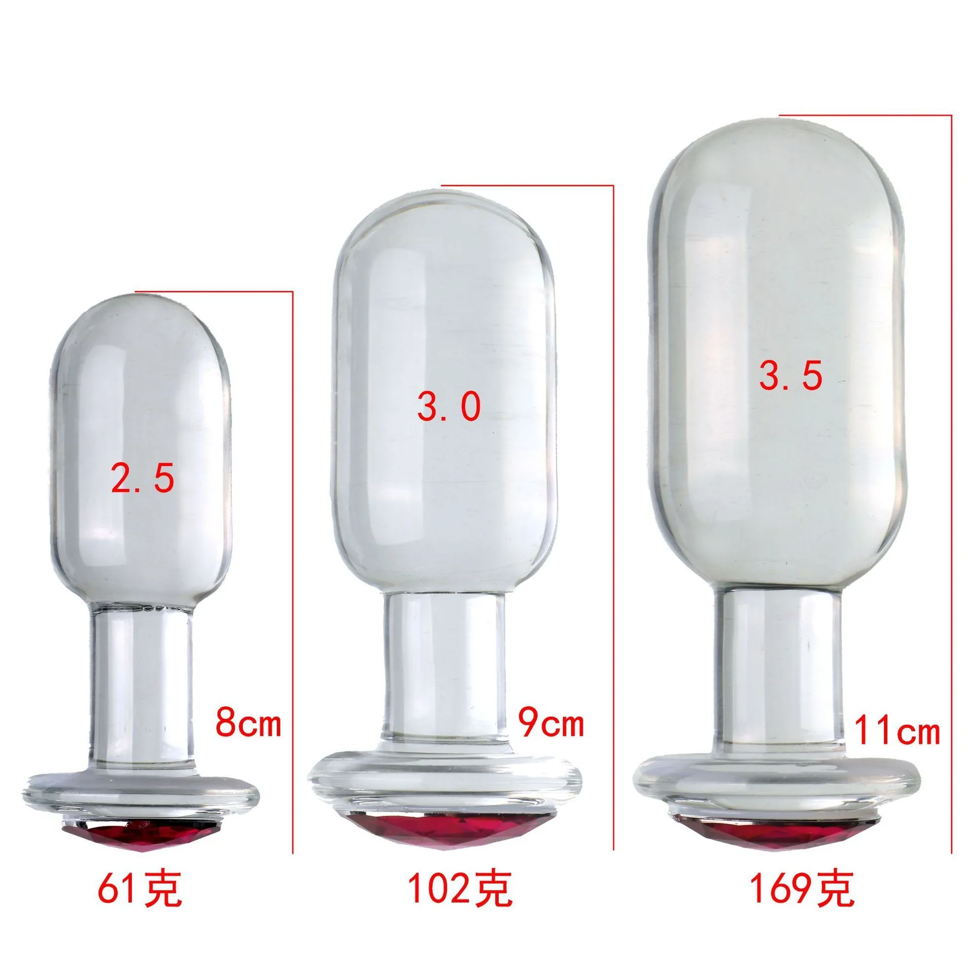 Large Crystal Butt Plug Vagina Ball Big Pyrex Glass Anal Plug Dildo Bead Adult Sex Toys for Women Men Gay Masturbator Large Crystal Butt Plug Vagina Ball Big Pyrex Glass Anal Plug Dildo Bead Adult Sex Toys for Women Men Gay Masturbator