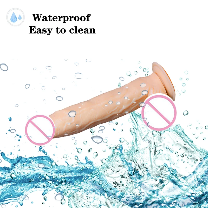 Moonuo Female Giant Masturbator  Extra Large Dildo Healthy Soft Glue Suction Cup For Women Big Dick Sex Toys