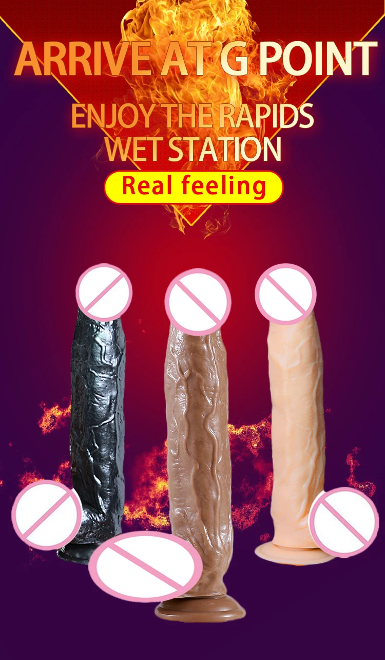 Moonuo Female Giant Masturbator  Extra Large Dildo Healthy Soft Glue Suction Cup For Women Big Dick Sex Toys
