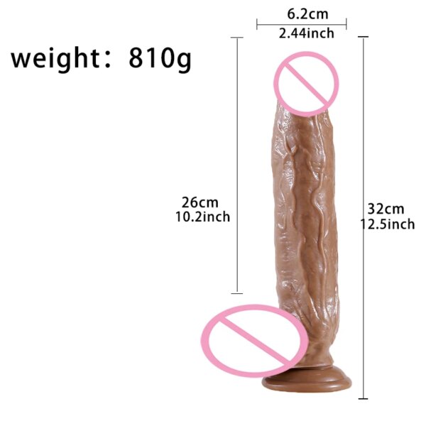 Female Giant Masturbator  Extra Large Dildo Healthy Soft Glue Suction Cup For Women Big Dick Sex Toys