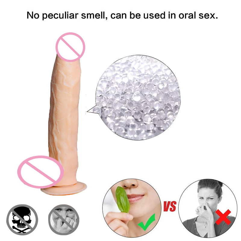 Moonuo Female Giant Masturbator  Extra Large Dildo Healthy Soft Glue Suction Cup For Women Big Dick Sex Toys