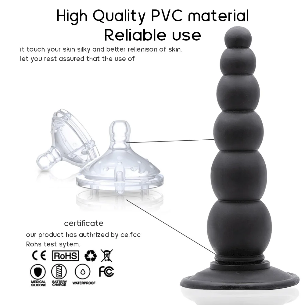 YUKUI Large Anal Beads Sex Toys For Women Men Lesbian Huge Big Dildo Butt Plugs Male Prostate Massage Female Anus Expansion YUKUI Large Anal Beads Sex Toys For Women Men Lesbian Huge Big Dildo Butt Plugs Male Prostate Massage Female Anus Expansion