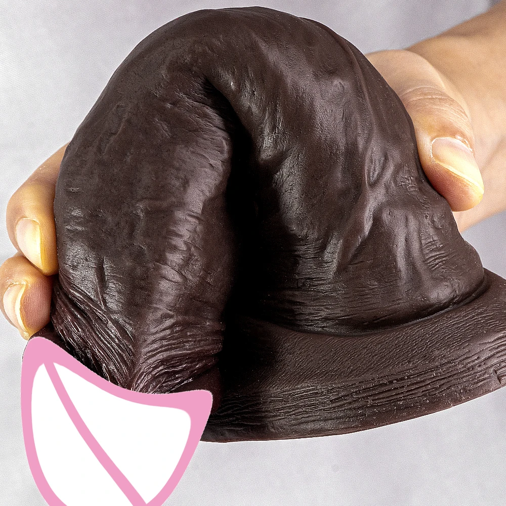 Big Dark Dildos Super Large Penis Silicone Powerful Suction Cup Anal Sex Toy For Women Soft Penis Adults  Sex Tools 18