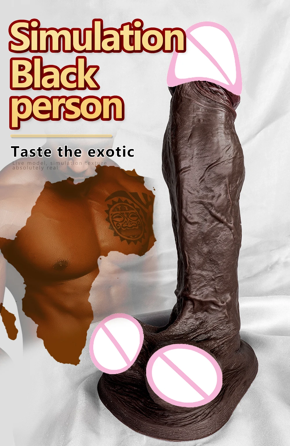 Big Dark Dildos Super Large Penis Silicone Powerful Suction Cup Anal Sex Toy For Women Soft Penis Adults  Sex Tools 18
