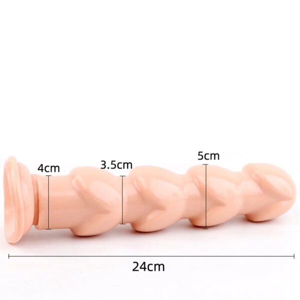 24CM Big Dildo Strong Suction Beads Anal Dildo Butt Plug Ball Anal Plug Sex Toys for Women Men Adult Product Sex Shop