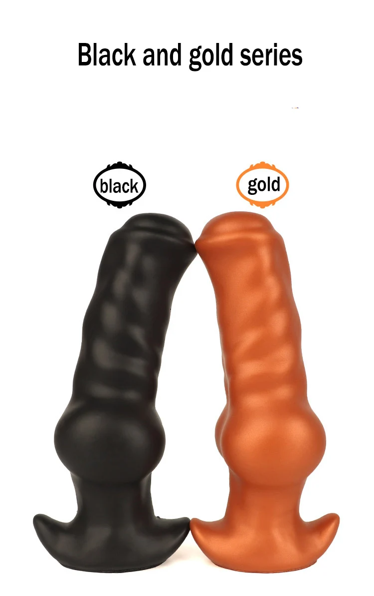 New Soft Dog Dildo Silicone Back Big Butt Plug Alien Animal Dildo Fisting Large Anal Toys Sex Toy For Women Men Anal Dilator Xxl