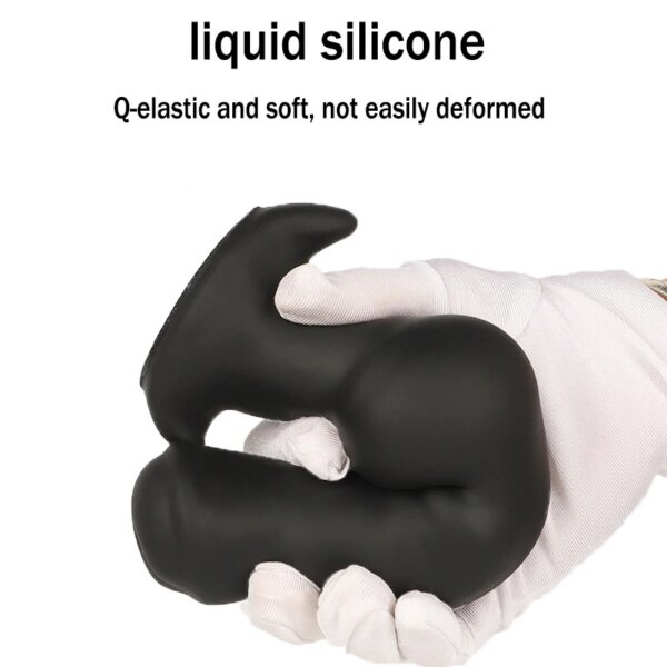 New Soft Dog Dildo Silicone Back Big Butt Plug Alien Animal Dildo Fisting Large Anal Toys Sex Toy For Women Men Anal Dilator Xxl