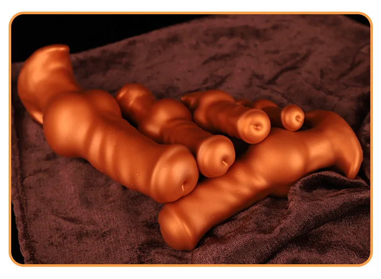 New Soft Dog Dildo Silicone Back Big Butt Plug Alien Animal Dildo Fisting Large Anal Toys Sex Toy For Women Men Anal Dilator Xxl