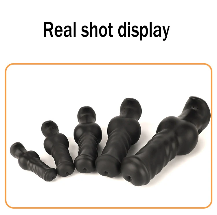 New Soft Dog Dildo Silicone Back Big Butt Plug Alien Animal Dildo Fisting Large Anal Toys Sex Toy For Women Men Anal Dilator Xxl
