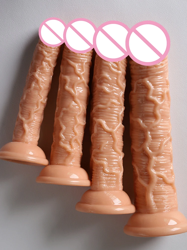 4 Sizes Simulation Dildo Big Penis Sex Toy Female Vaginal Anal Masturbator Dick With Suction Cup Anal Dildos For Women Massage