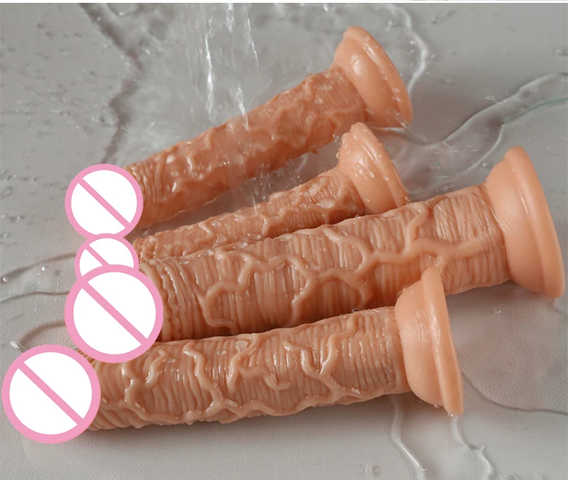 4 Sizes Simulation Dildo Big Penis Sex Toy Female Vaginal Anal Masturbator Dick With Suction Cup Anal Dildos For Women Massage