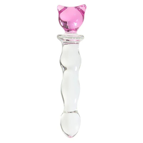Glass Dildo Sex Penis Large Crystal Pink Heart Butt Plug Vagina Ball Big Glass Anal Dildo Bead Fake Penis Sex Toys For Women Gay