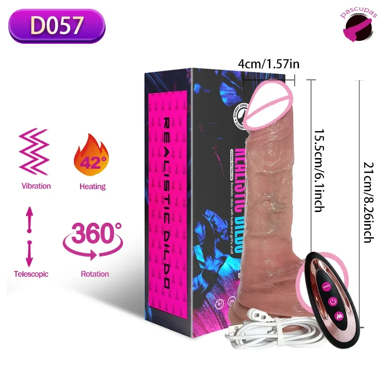 Vibrator for Women Sextoy Heating Dildo Penis Vibrators Female Masturbators Big Telescopic Swing Erotic Toy Sex Toys for womans